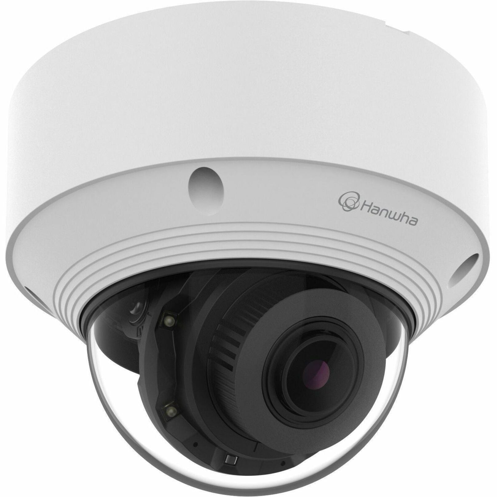 Hanwha QNV-C8083R 5MP IR Vandal Dome Camera, Outdoor Network Camera - Color - Dome