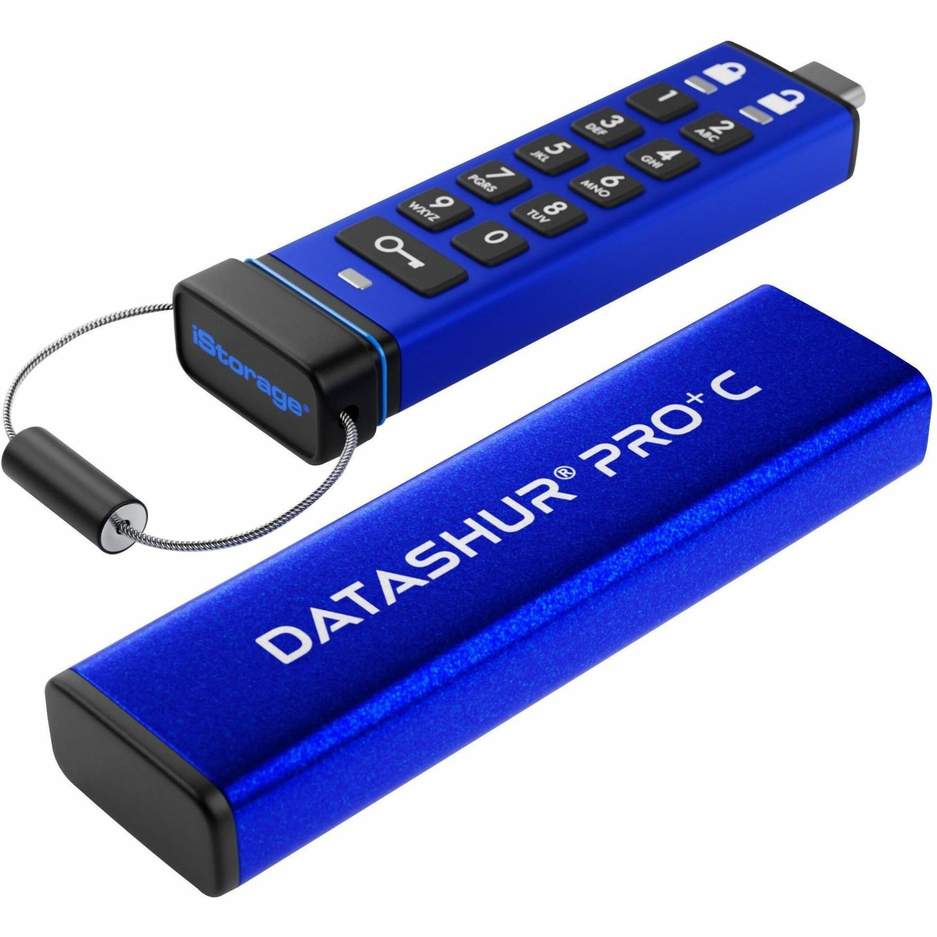 iStorage datAshur PRO+C 128GB USB 3.2 Type C Flash Drive (IS-FL-DA3C-256-128)