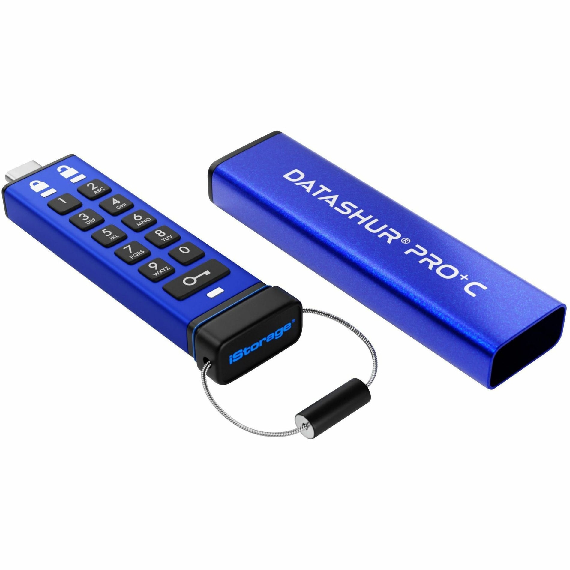 iStorage datAshur PRO+C 128GB USB 3.2 Type C Flash Drive (IS-FL-DA3C-256-128)