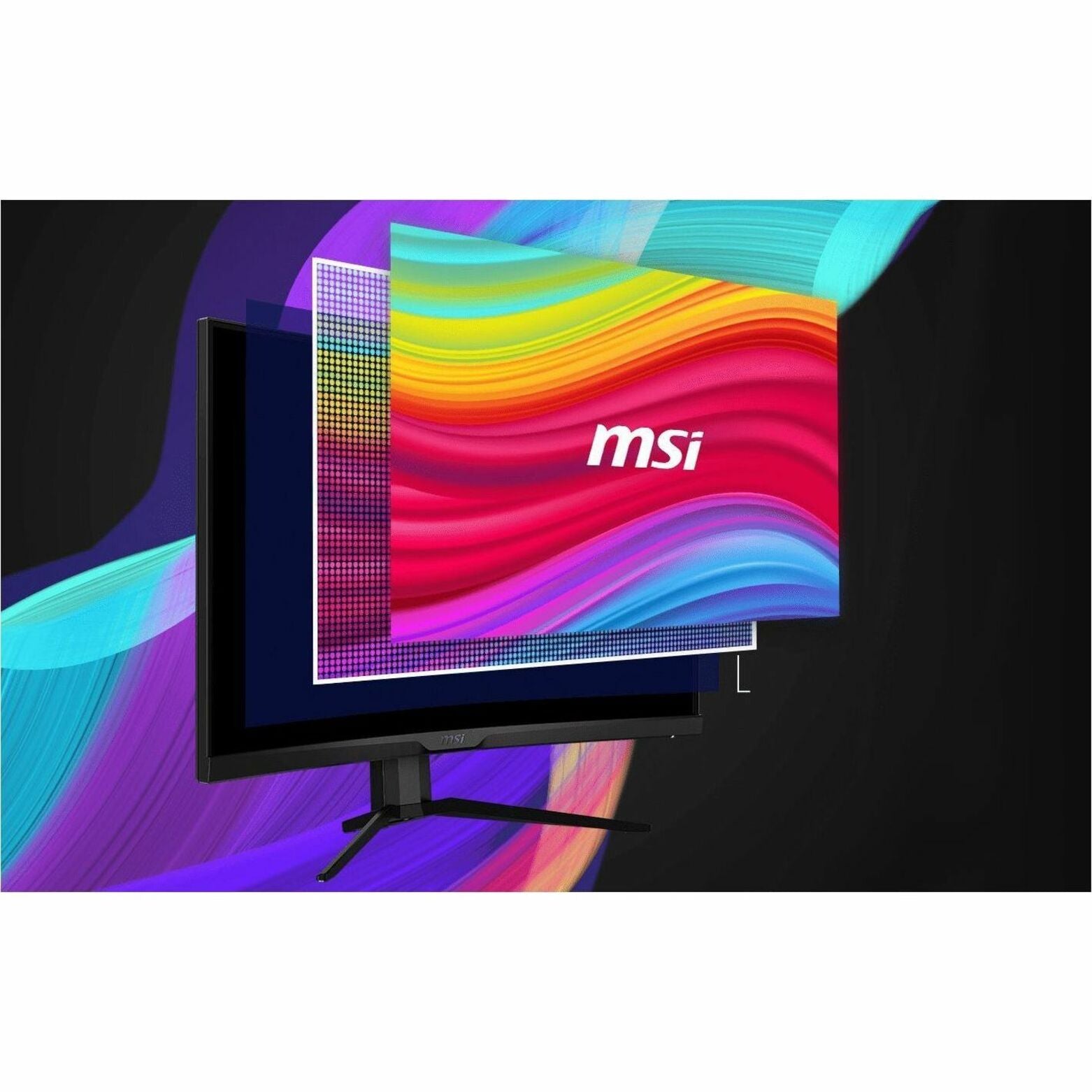 MSI MAG275CQRFQD MAG 275CQRF-QD Gaming LCD Monitor, 27" QHD 2560x1440, 170Hz 1ms, Rapid VA, Adaptive Sync/FreeSync Premium, USB Hub, KVM Switch