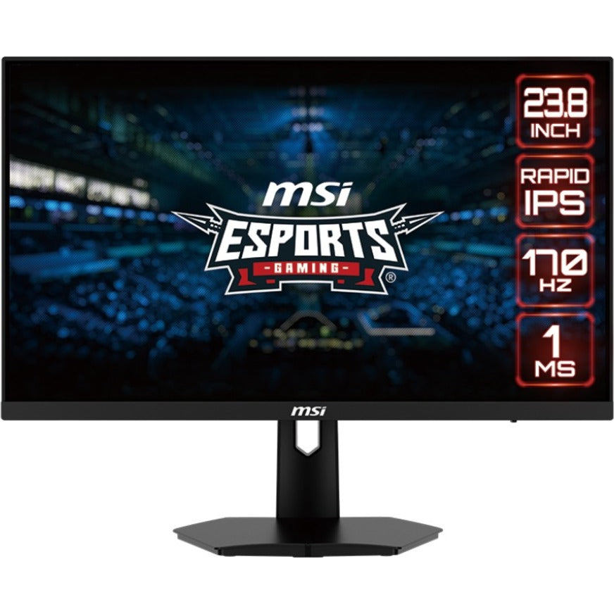 MSI Gaming LCD Monitor G244F, 24 Full HD, 170Hz, Rapid IPS Monitor - Black