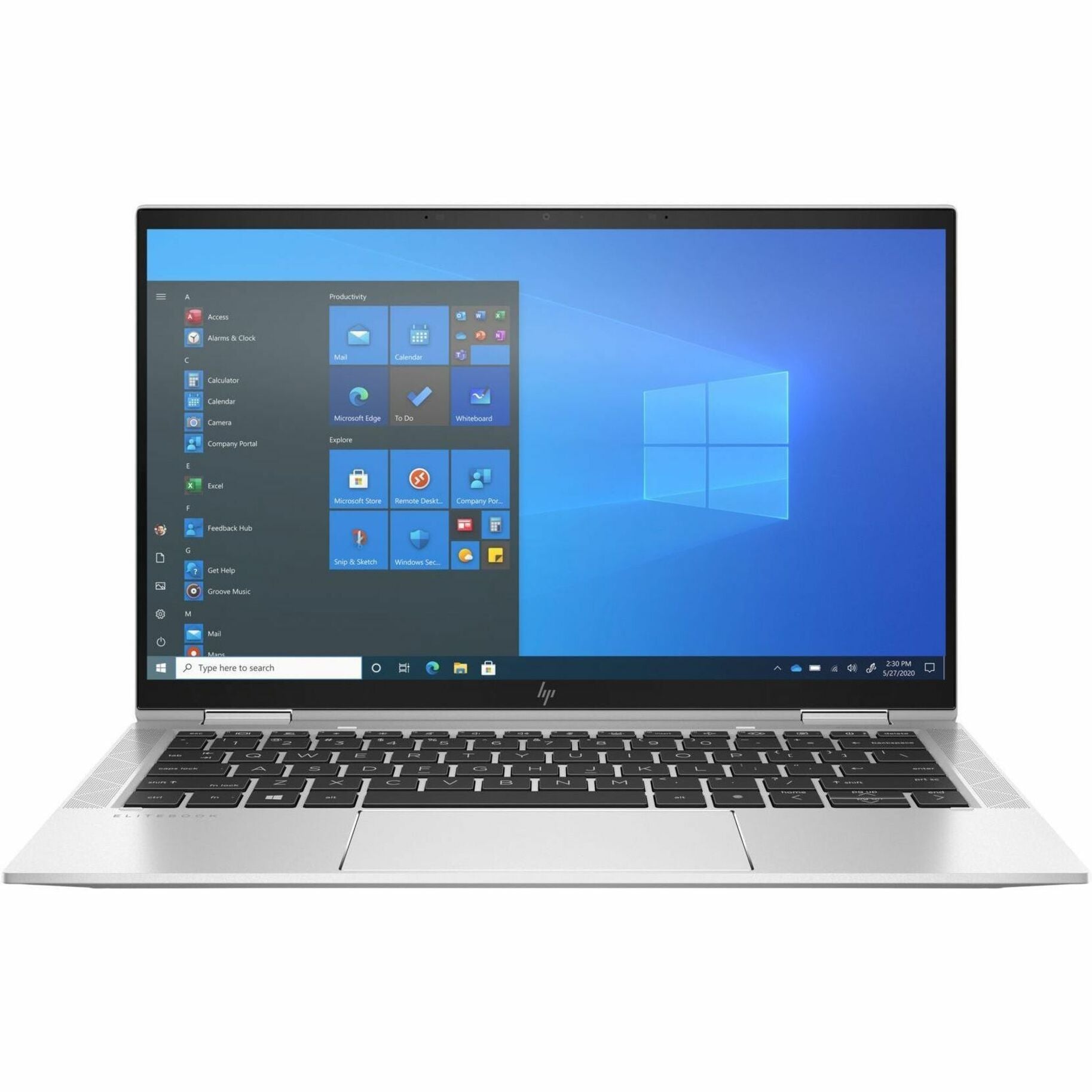 HP EliteBook x360 1030 G8 Notebook PC, 13" Full HD Touchscreen, Core i7, 16GB RAM, 256GB SSD, Windows 11 Pro