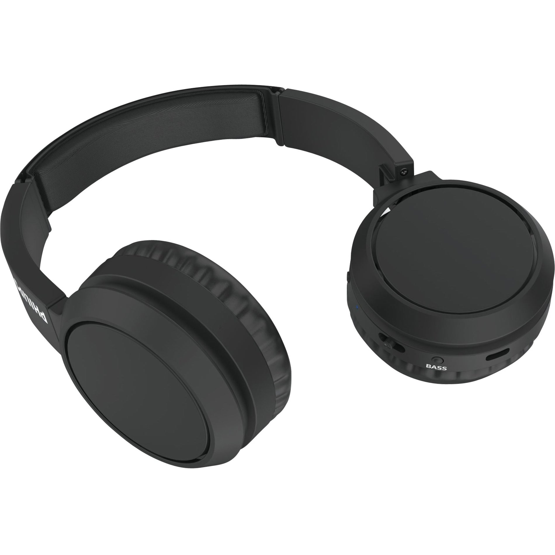 Philips TAH4205BK/00 On-Ear Wireless Headphones, Fold-Flat, Noise Reduction, Lightweight, Black