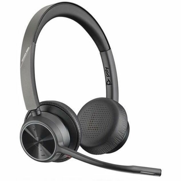 Poly 76U50AA Voyager 4320 USB-C Headset +BT700 dongle, Wireless Bluetooth Headset with Noise Cancelling Microphone, 2 Year Warranty
