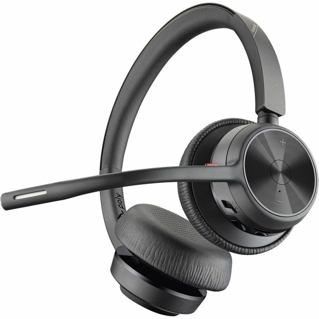 Poly 77Y96AA Voyager 4310 USB-A Headset with charge stand, Wireless Bluetooth Mono Headset with Noise Cancelling, Rechargeable Battery, and Comfortable Memory Foam Ear Cushions