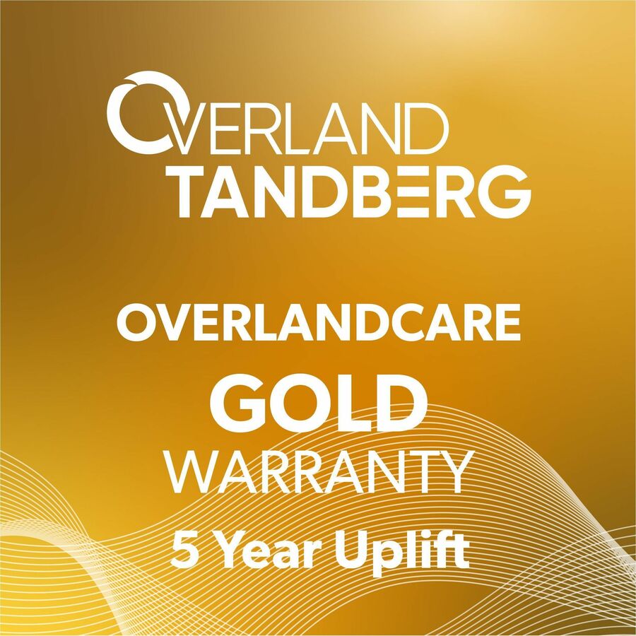 Overland-Tandberg EW-XL40GLD5UPX OverlandCare Gold Warranty Coverage, 5 Year Uplift, NEOxl 40 Expansion