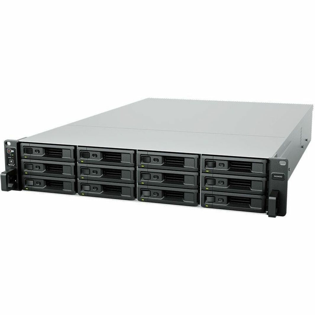 Synology SA3400D SAN/NAS Storage System, Octa-core Xeon D-1541 2.10 GHz, 8GB DDR4 SDRAM