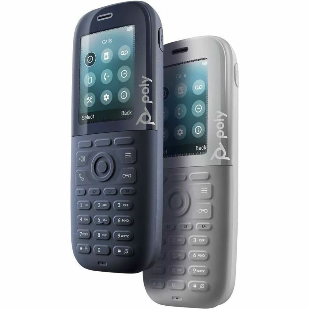 Poly Rove 20 DECT Phone Handset, Energy Star, 2" TFT LCD Screen, Push-to-talk, Speakerphone
