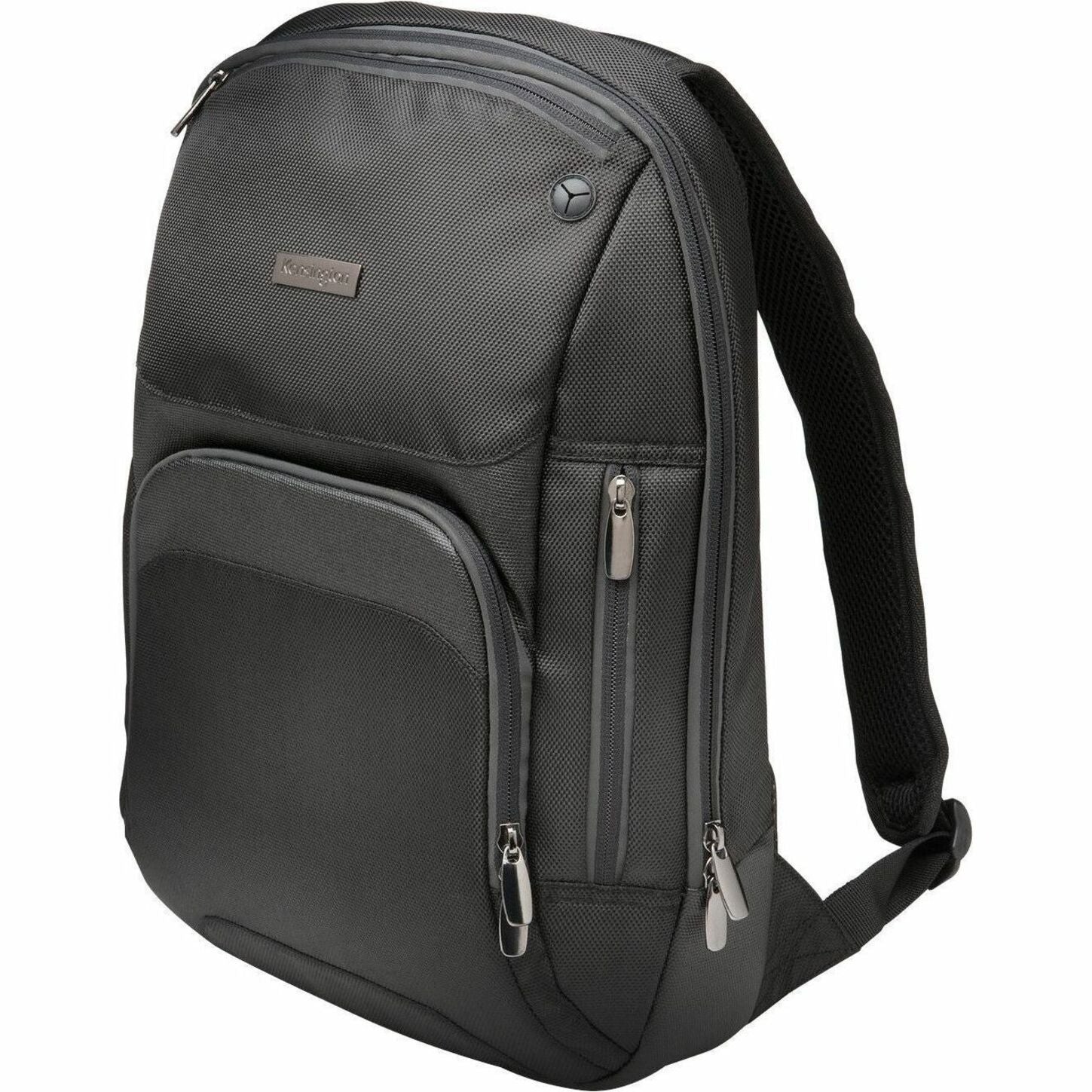 Kensington K62591US Triple Trek Ultrabook Optimized Backpack - 14"/35.6cm, Black, Scratch Resistant, Fleece Lining, Adjustable Strap