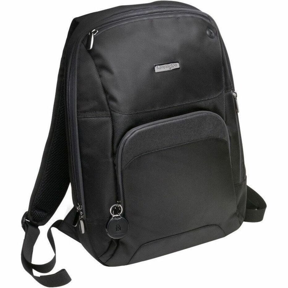 Kensington K62591US Triple Trek Ultrabook Optimized Backpack - 14"/35.6cm, Black, Scratch Resistant, Fleece Lining, Adjustable Strap