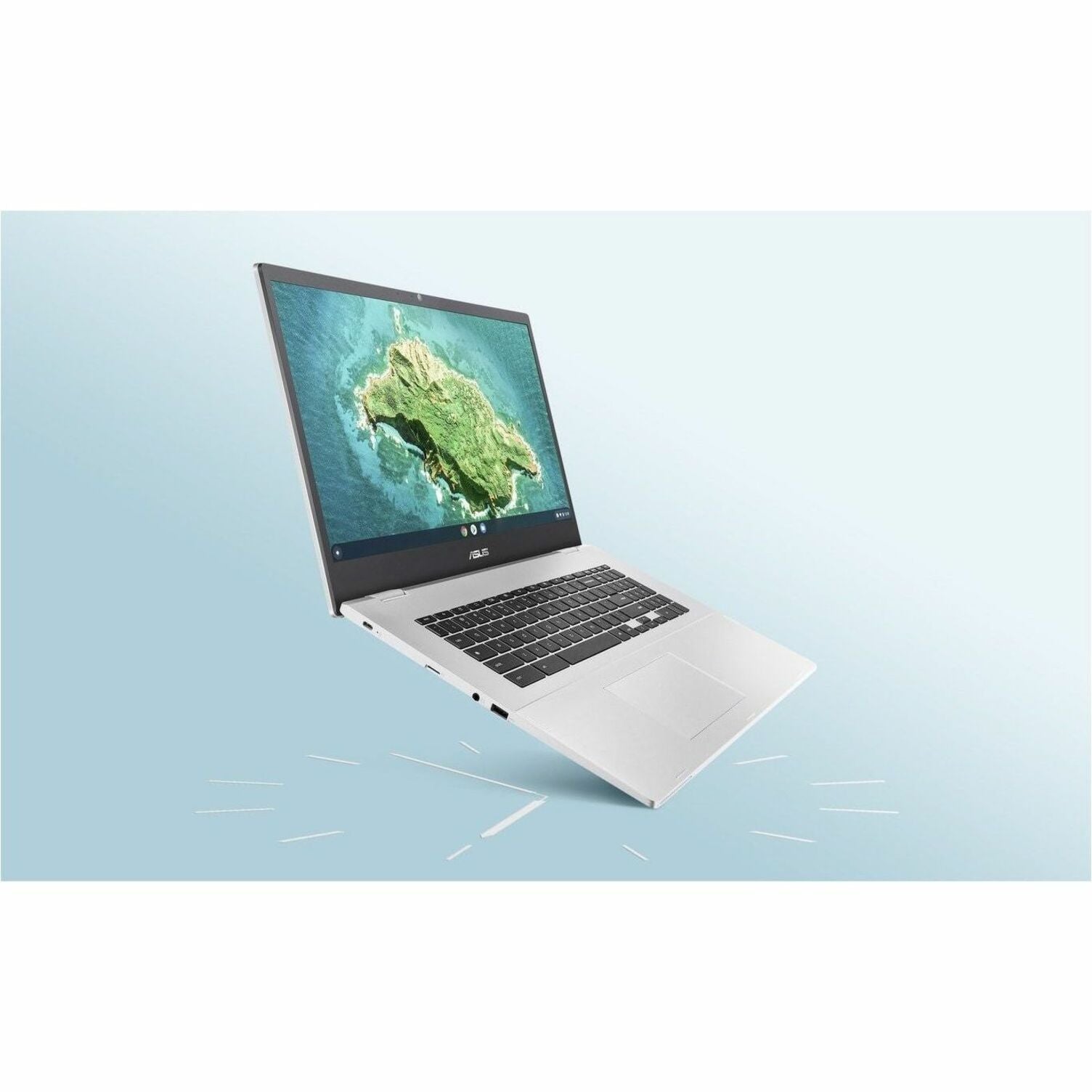 Asus Chromebook CX1700CKA-WS48F, 17.3" Full HD, Intel Celeron N4500, 4GB RAM, 128GB Flash, ChromeOS