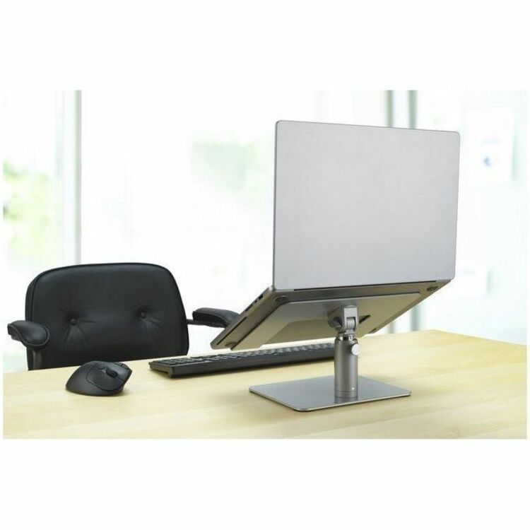 Kensington K50424WW Universal Tabletop Laptop Riser, Adjustable Height, Ventilated, Silver
