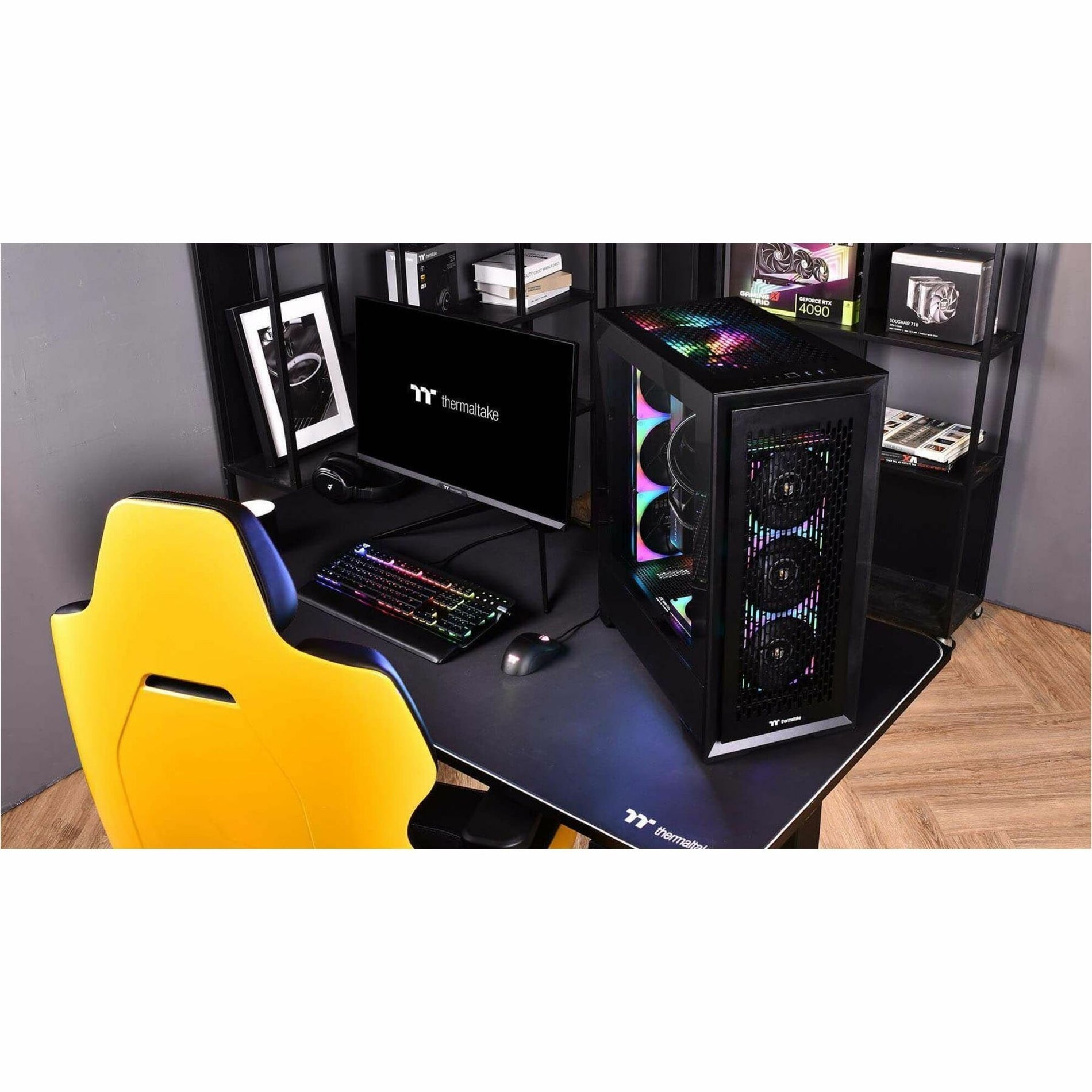 Thermaltake CA-1X8-00F1WN-00 CTE T500 Air Full Tower Chassis, Tempered Glass, USB 3.2 Type C, Black