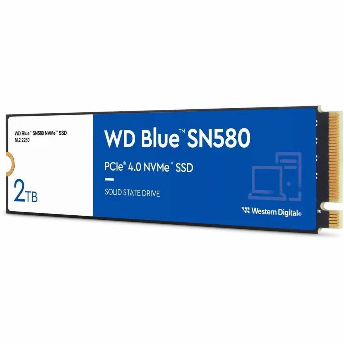 WD WDS200T3B0E Blue SN580 NVMe SSD 2TB Speicherkapazität
