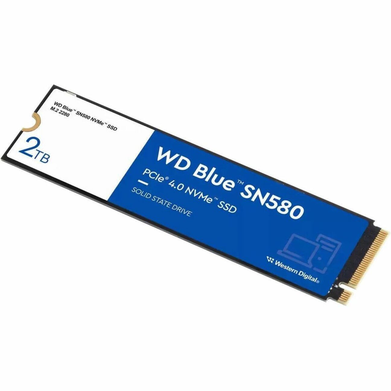 WD WDS200T3B0E Blue SN580 NVMe SSD 2TB Speicherkapazität