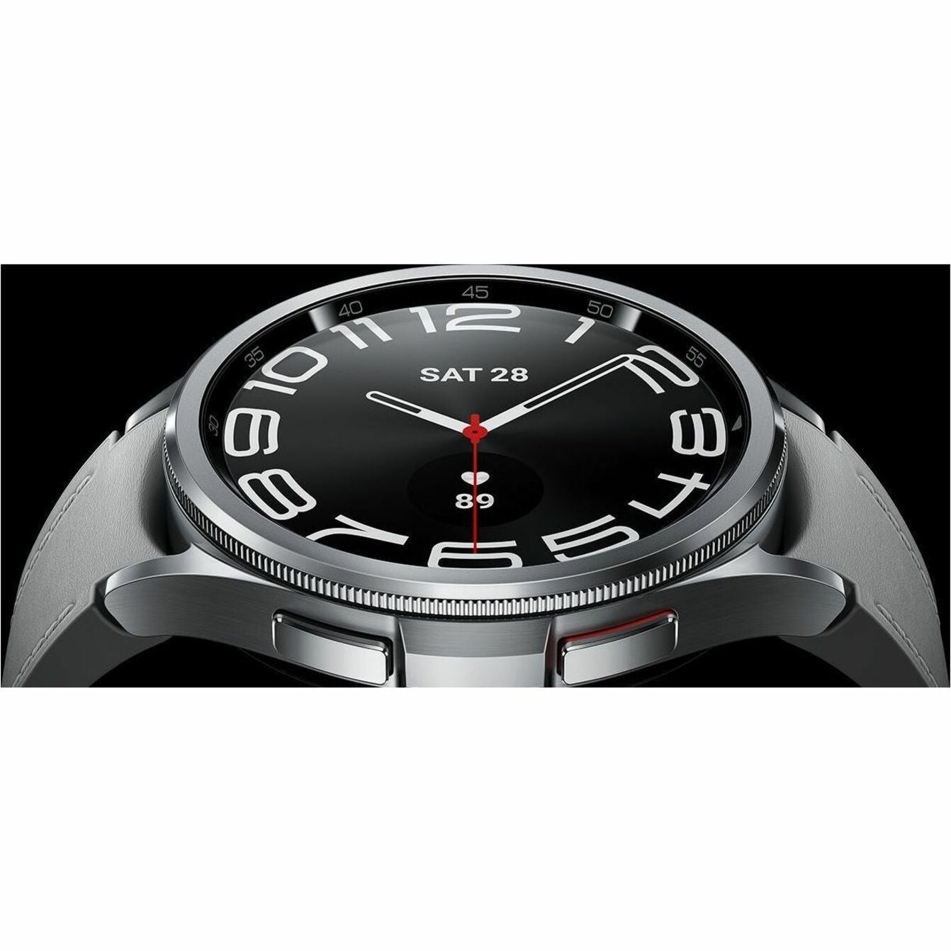 Samsung SM-R960NZSAXAA Galaxy Watch6 Classic Smart Watch, Silver, 47mm