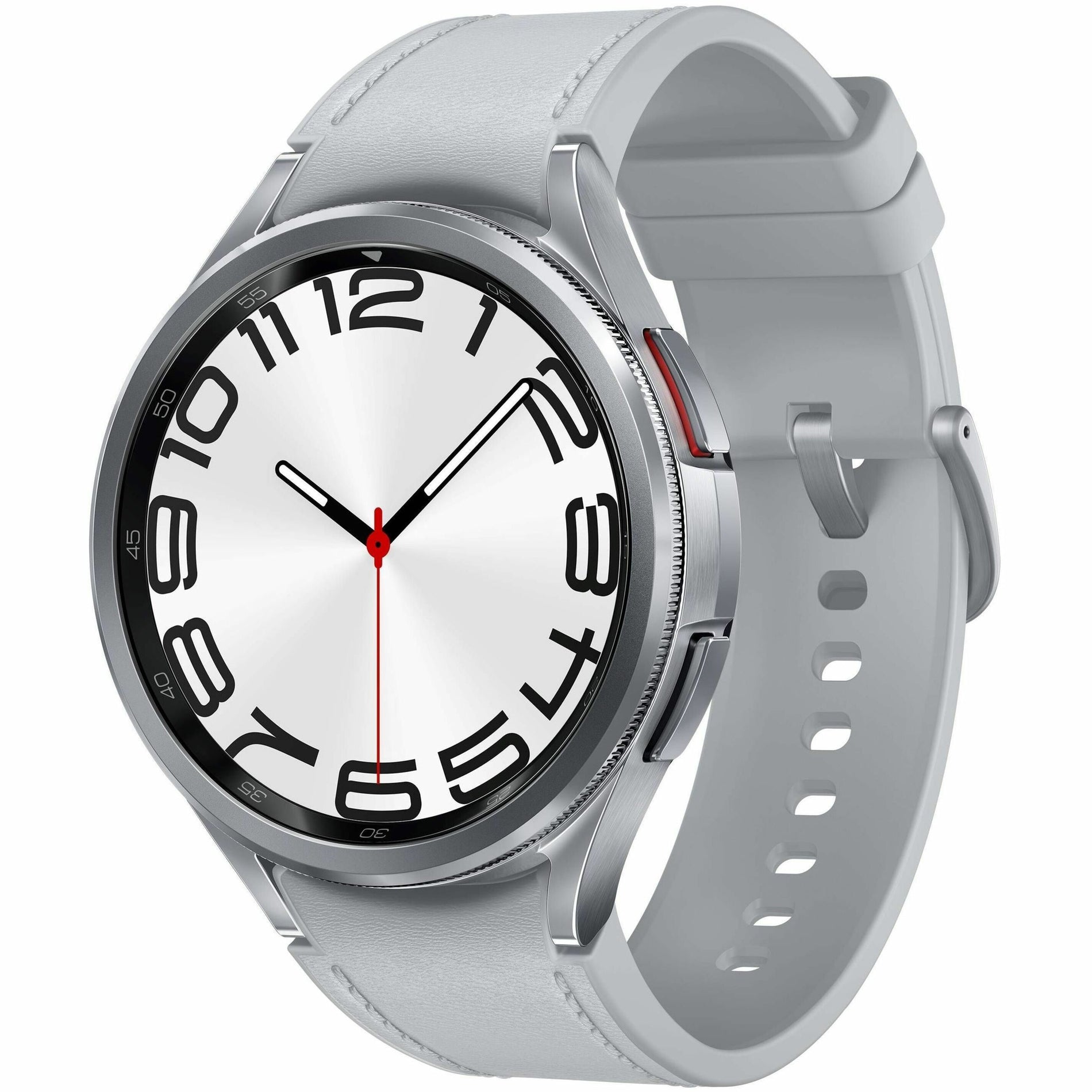 Samsung SM-R960NZSAXAA Galaxy Watch6 Classic Smart Watch, Silver, 47mm