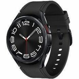 Samsung SM-R950NZKAXAA Galaxy Watch6 Classic Smart Watch, Black, Bluetooth, Wireless LAN, 43 mm