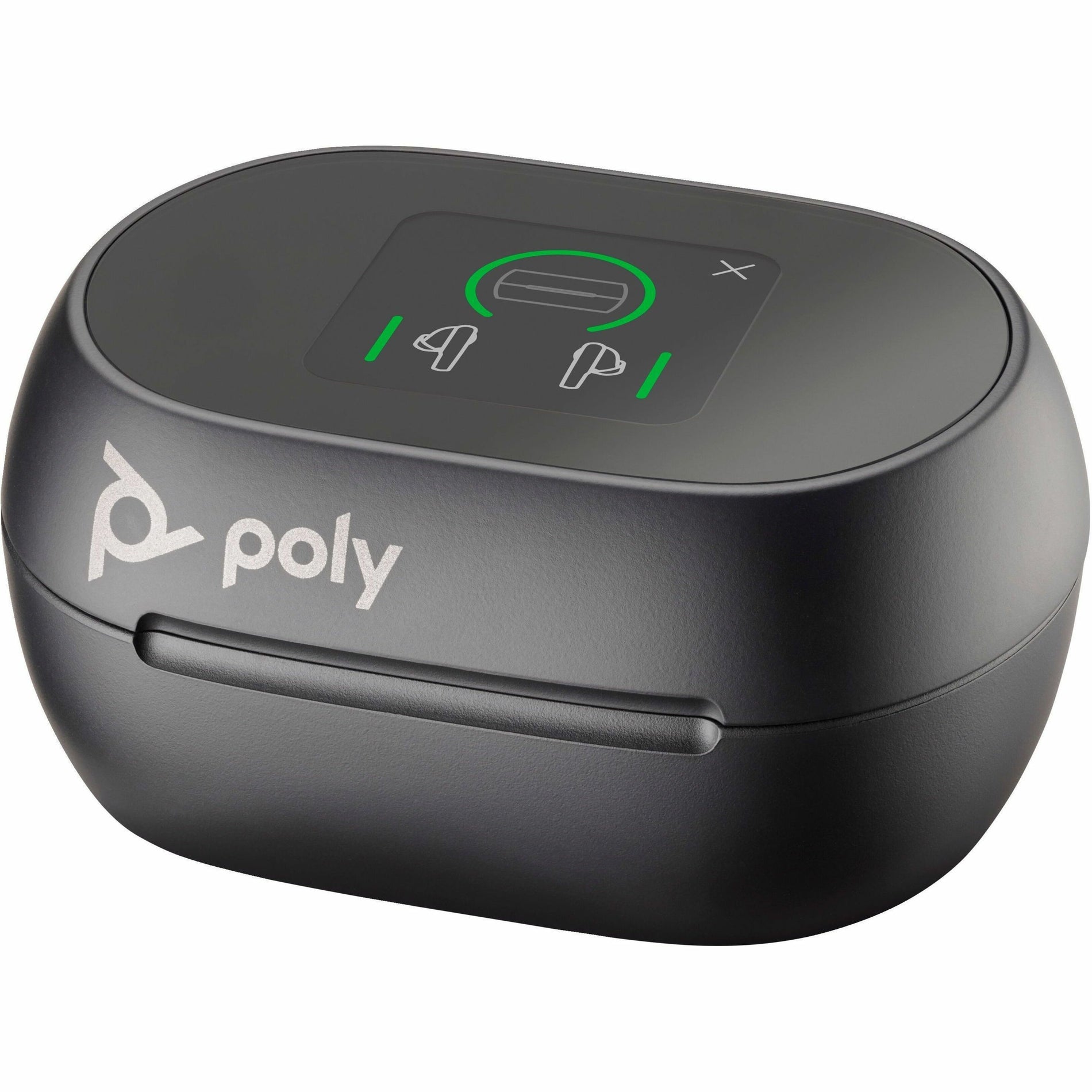 Poly 8L586AA Voyager Free 60+ UC Earset, True Wireless Bluetooth Earbuds with Qi Wireless Charging
