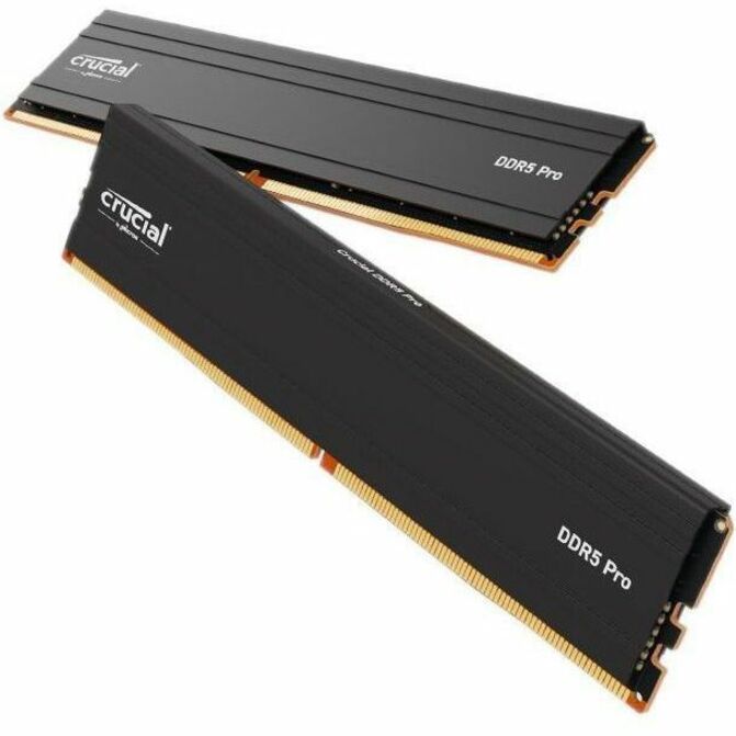 Crucial CP2K32G56C46U5 Pro 64GB (2 x 32GB) DDR5 SDRAM Memory Kit, High-Speed Performance for Desktop PCs