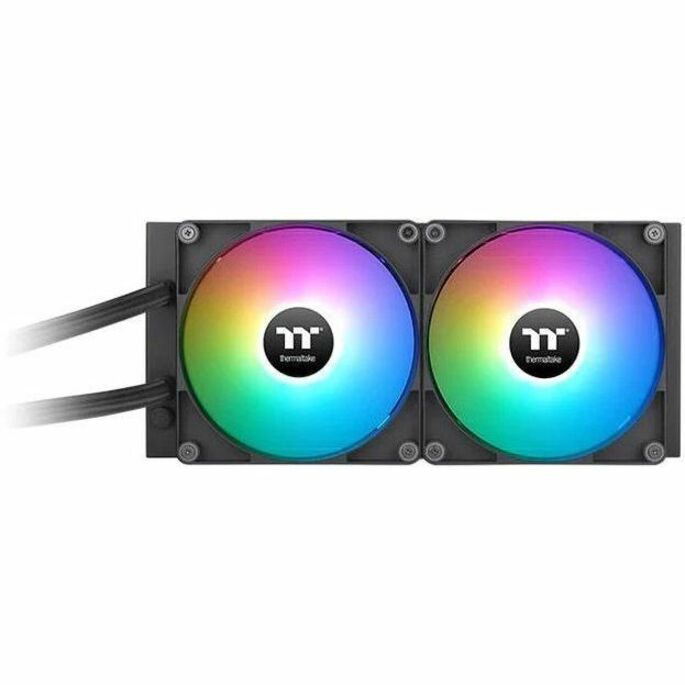 Thermaltake CL-W375-PL14SW-A TH280 V2 ARGB Sync All-In-One Liquid Cooler, Dual Fans, High Airflow, Low Noise