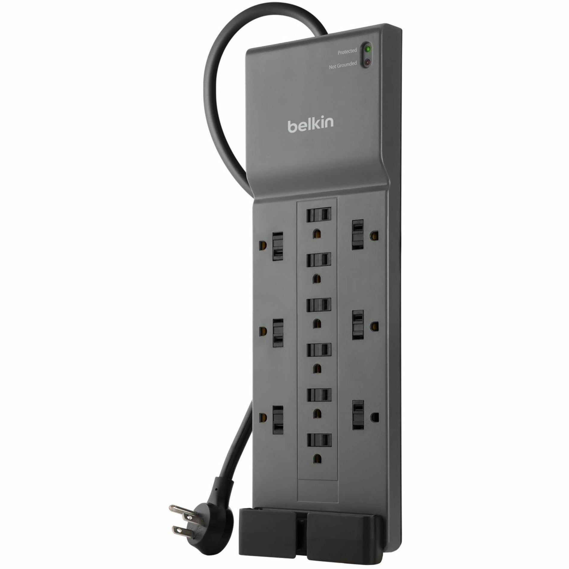 Belkin SRA009P12TT8 Connect 12-Outlet Home/Office Surge Protector with 8-Foot Cord, Protect Your Devices and Enjoy Peace of Mind