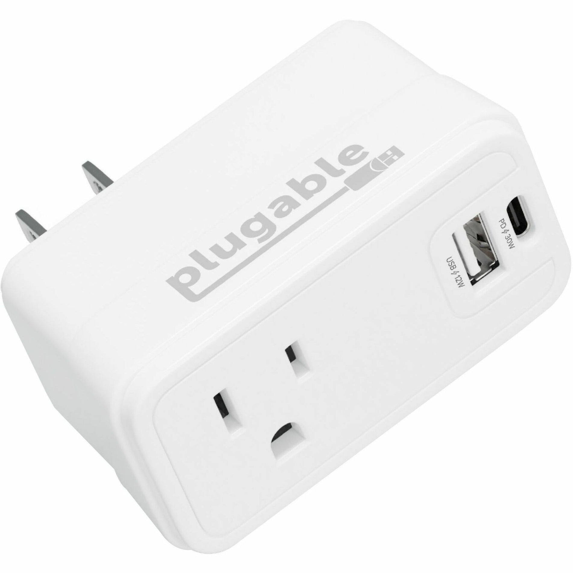 Plugable PS1-CA1 Power Adapter, Universal USB Type-C Charger for Tablets, Notebooks, iPhones, and Smartphones