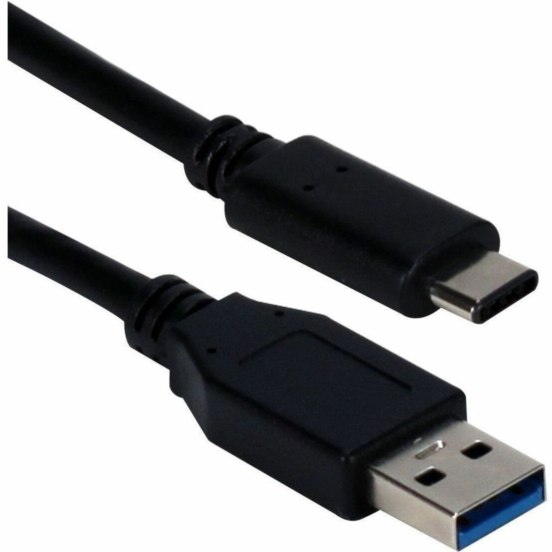 QVS CC2231A-2M 2-Meter USB-C to USB-A 3.1 5Gbps 60-Watts Sync & Power Cable, Fast Charging and Data Transfer