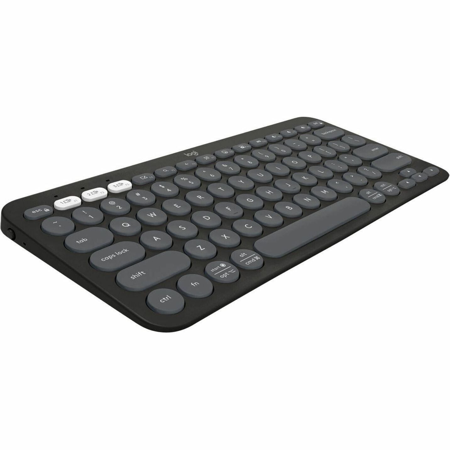 Logitech 920-011775 Pebble Keys 2 K380s Multi-device Bluetooth Wireless Keyboard, Tonal Graphite