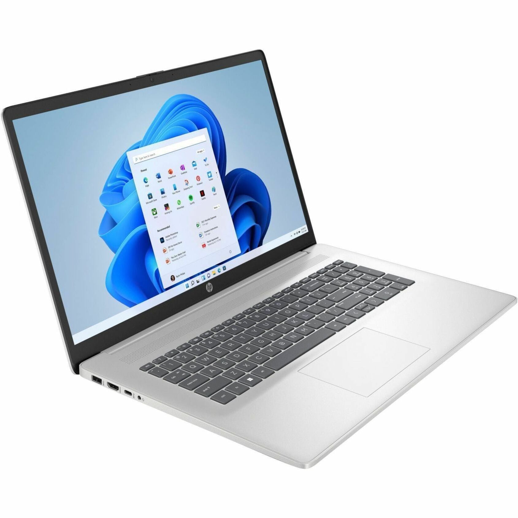 HP Laptop 17-cn3053cl, 17.3", Core i5, 12GB RAM, 512GB SSD, Windows 11 Home