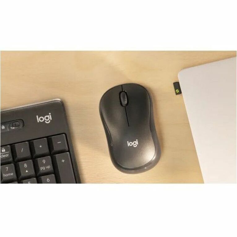 Logitech Silent Wireless Mouse, 2.4 GHz with USB Receiver, Ambidextrous,  Lavender