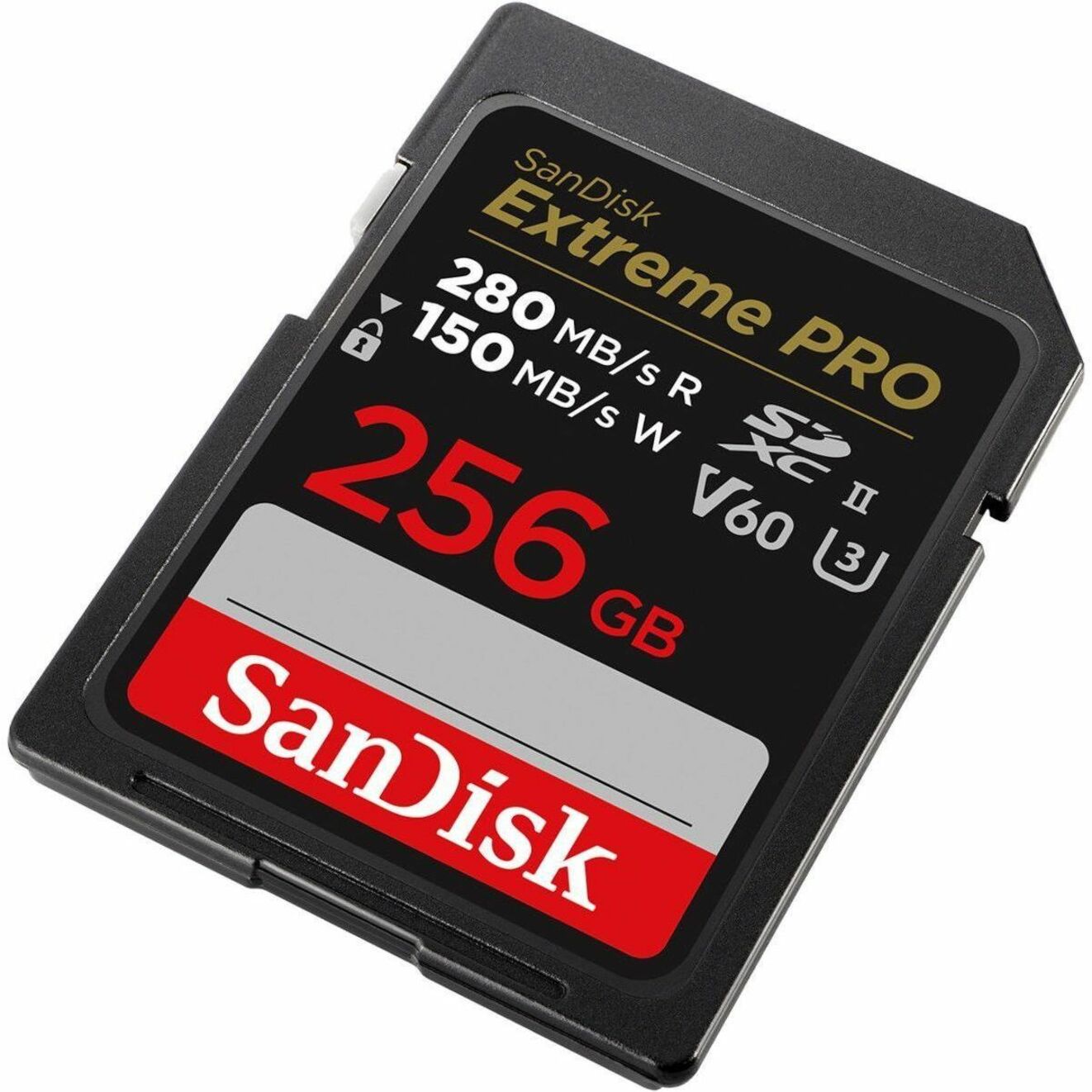 SanDisk SDSDXEP-256G-ANCIN Extreme PRO SDXC UHS-II Karte 256GB V60 280/150MB/s 