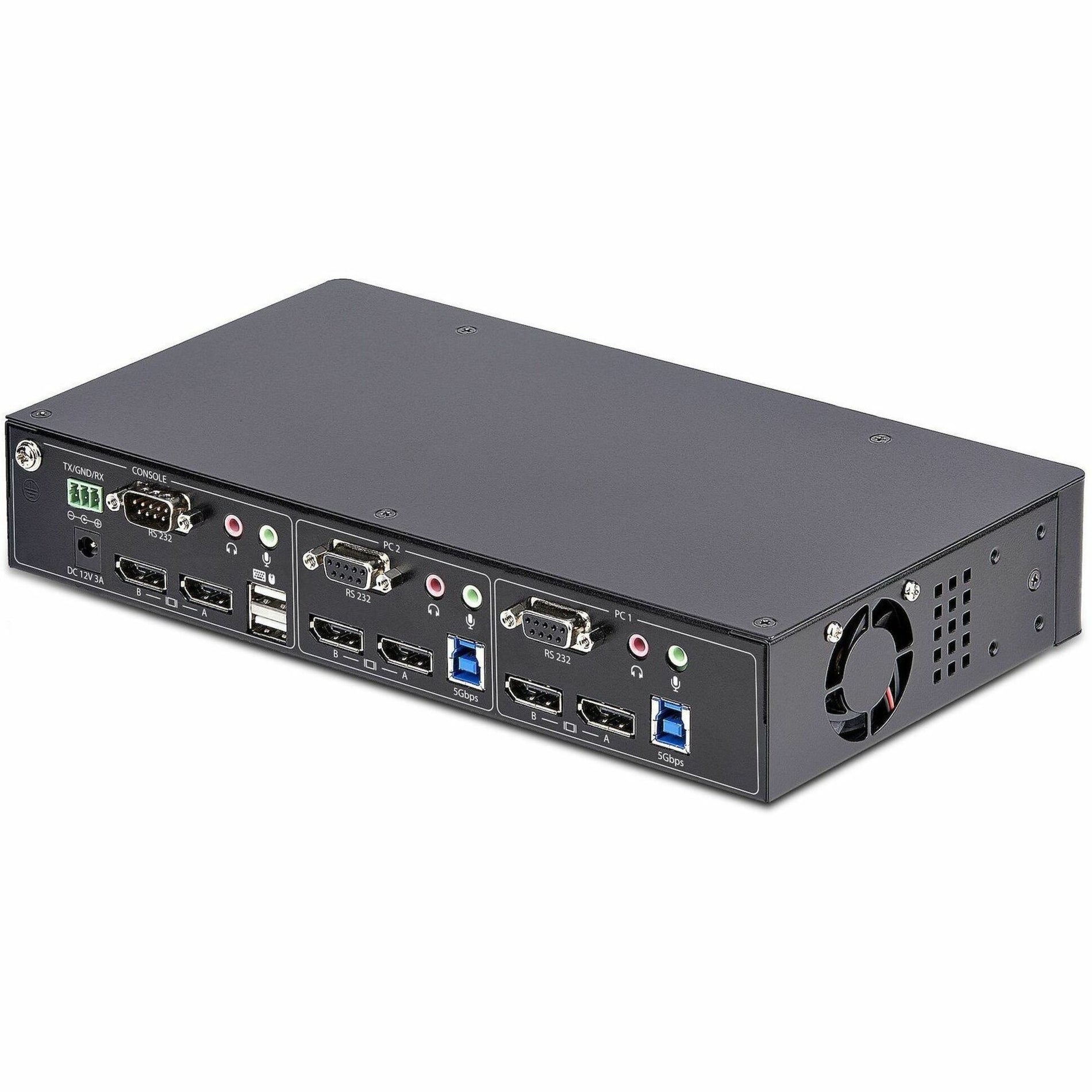 StarTech.com P2DD46A22-KVM-SWITCH KVM Switchbox, 4K DisplayPort USB 3.2