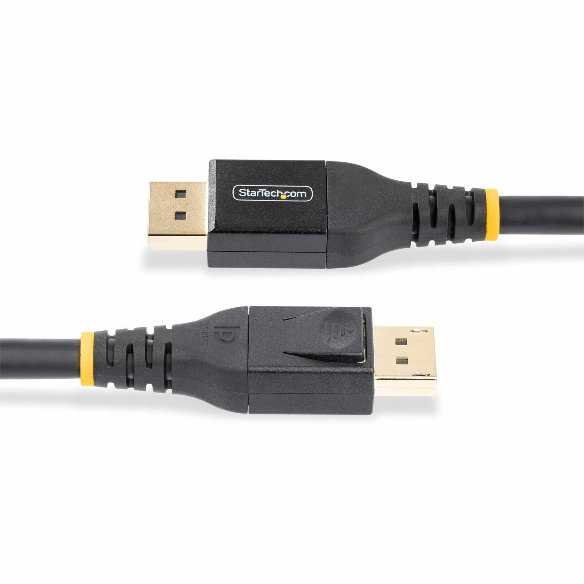 StarTech.com DP14A-15M-DP-CABLE DisplayPort Audio/Video Cable, 50 ft, Bendable, HDR10 Support, 25.9 Gbit/s Data Transfer Rate