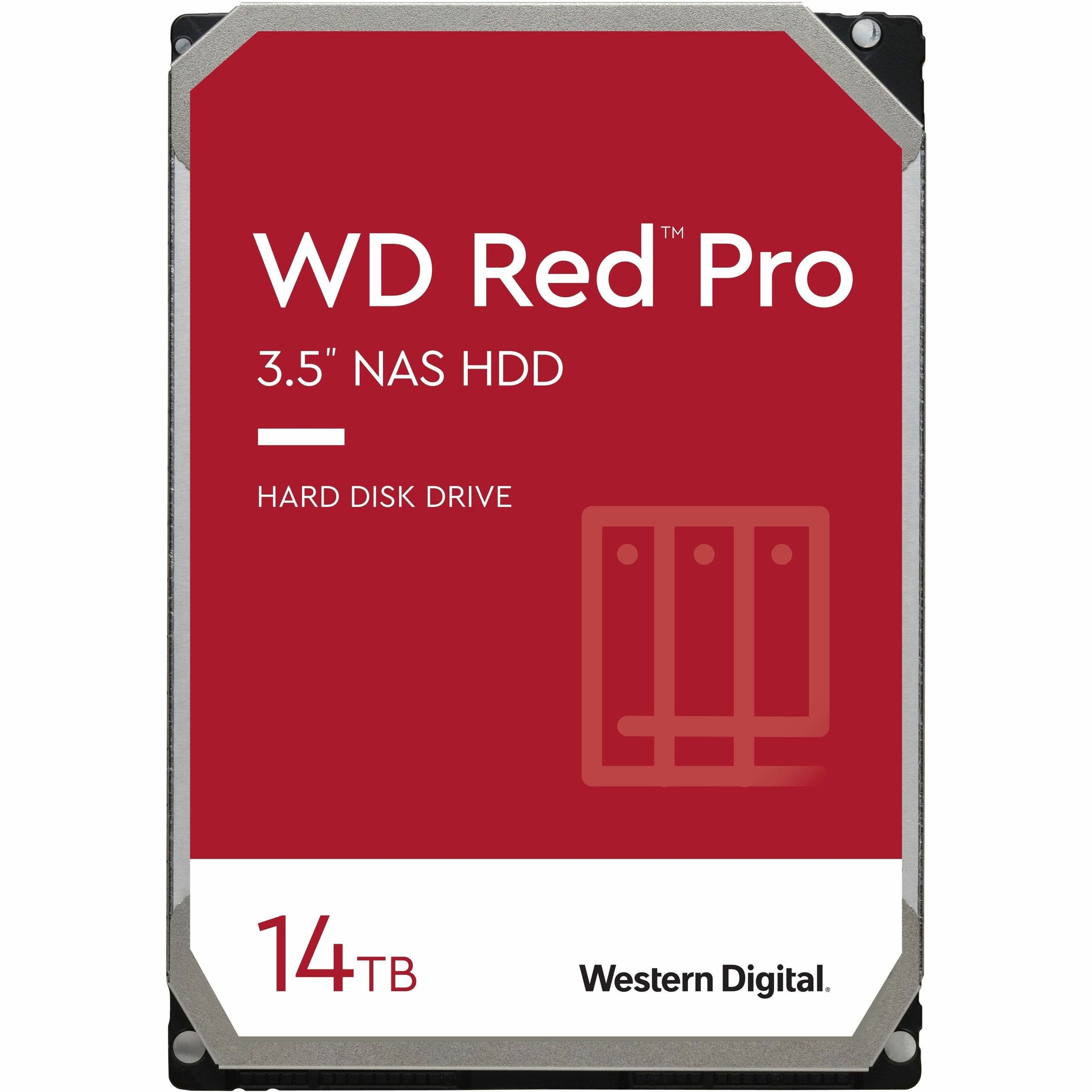 WD WD142KFGX Red Pro Hard Drive, 14TB, 7200 RPM, 5-Year Warranty