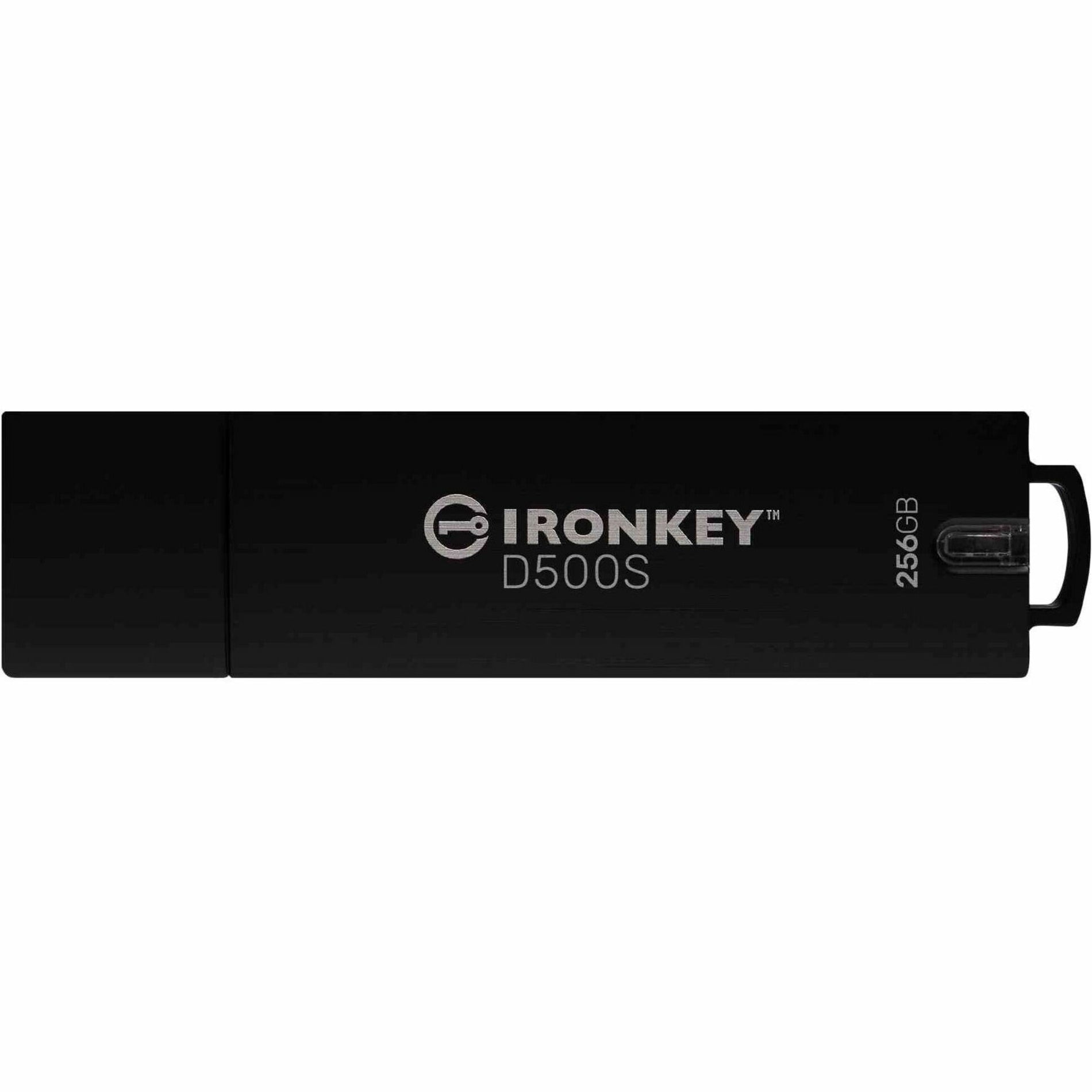 IronKey IKD500S/256GB D500S 256GB USB 3.2 (Gen 1) Type A Flash Drive, Waterproof, Rugged Casing