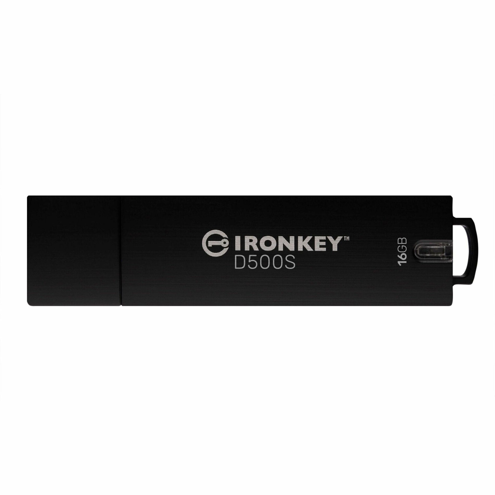 IronKey IKD500S/16GB D500S 16GB USB 3.2 (Gen 1) Type A Flash Drive, Waterproof, Rugged Casing