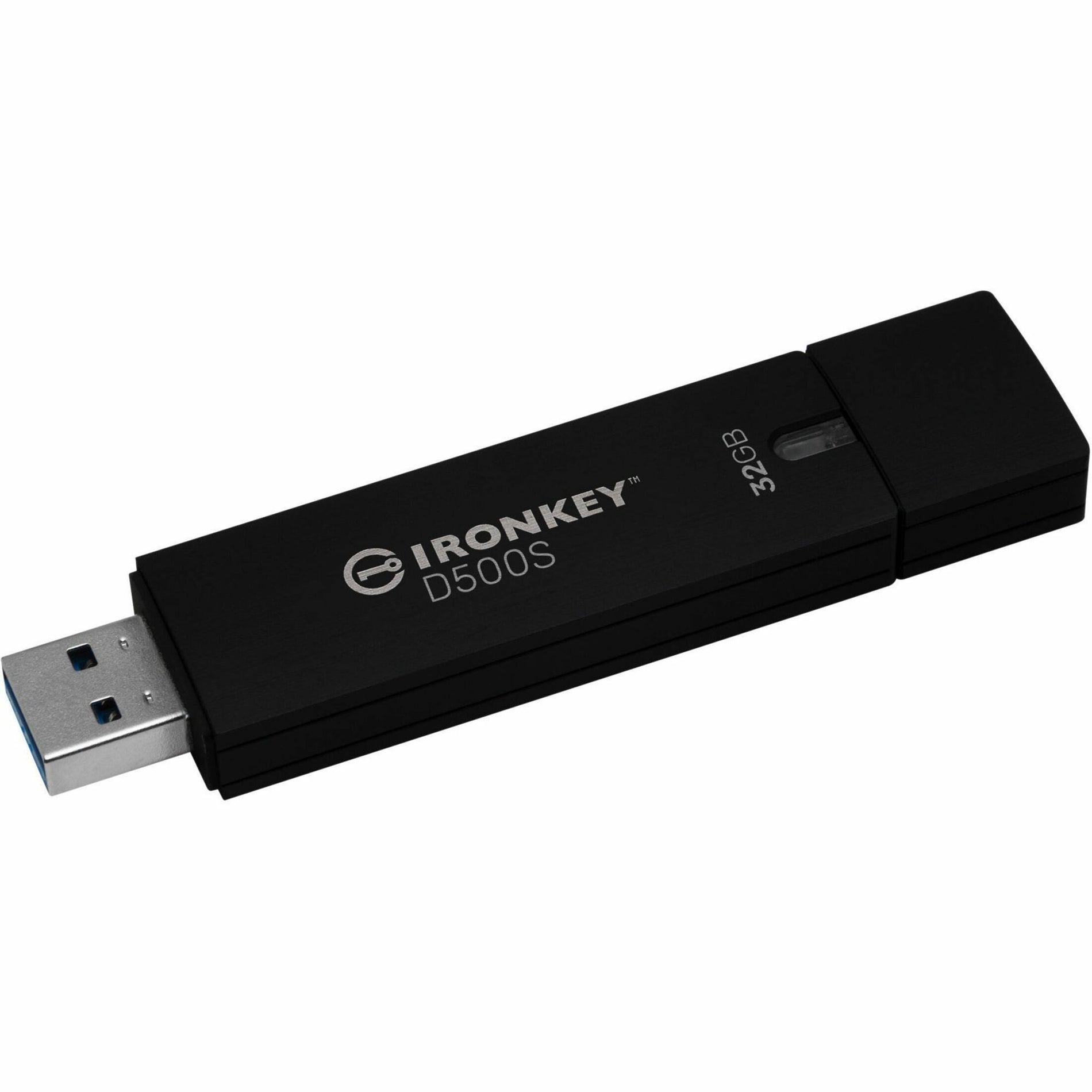IronKey IKD500S/32GB D500S 32GB USB 3.2 (Gen 1) Type A Flash Drive, Waterproof, Rugged Casing
