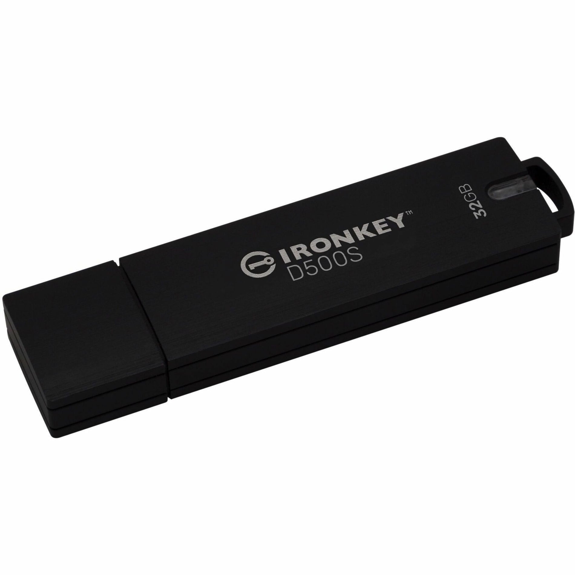 IronKey IKD500S/32GB D500S 32GB USB 3.2 (Gen 1) Type A Flash Drive, Waterproof, Rugged Casing