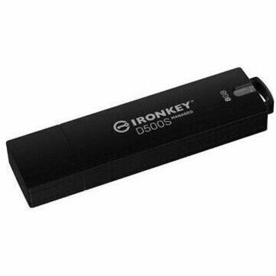 IronKey IKD500SM/8GB D500SM 8GB USB 3.2 (Gen 1) Type A Flash Drive, Rugged Casing, Password Protection, Water Proof