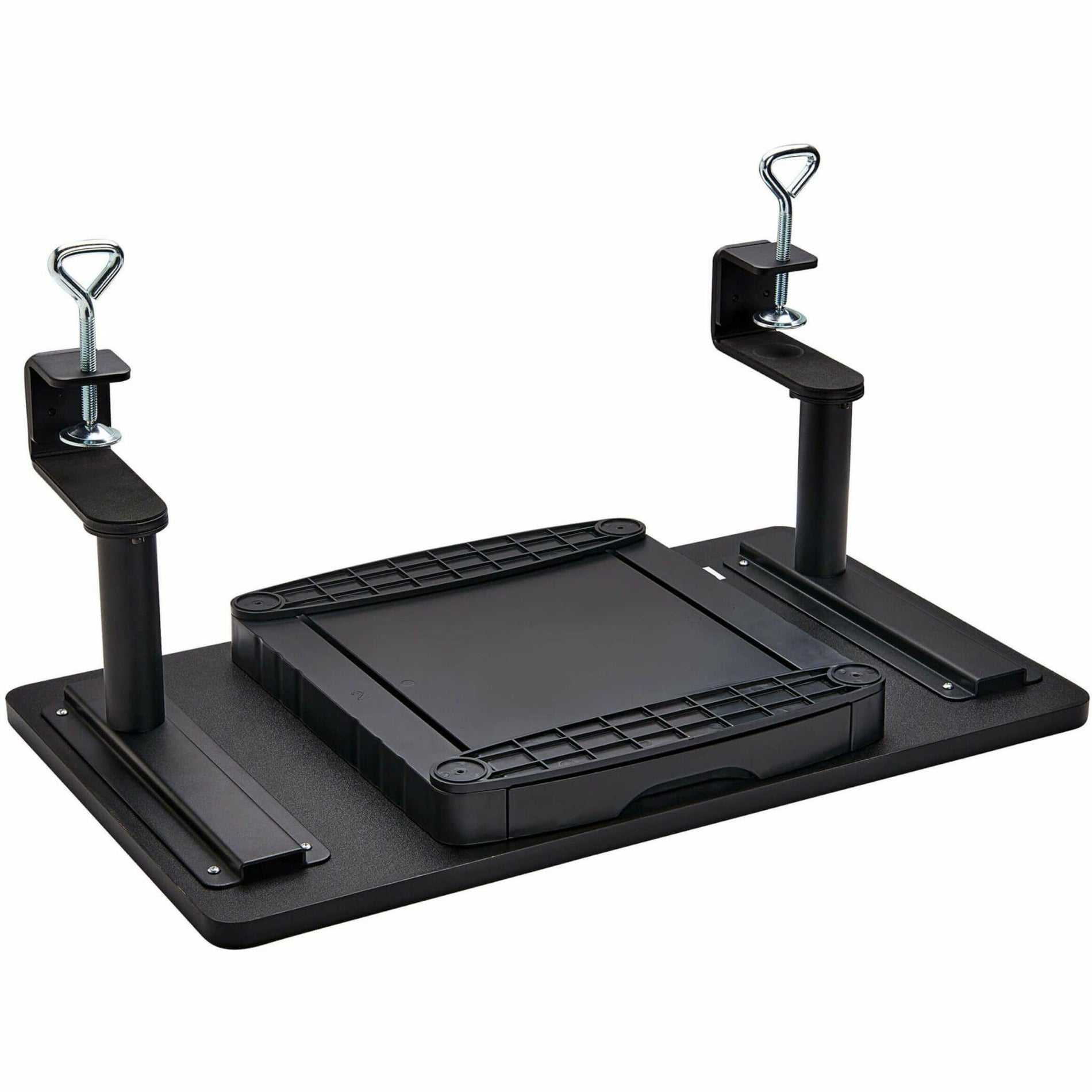 Tripp Lite WWSSC2414TAA Desk-Clamp Monitor Riser with Storage Drawer, TAA Compliant, 5 Year Warranty, RoHS Certified