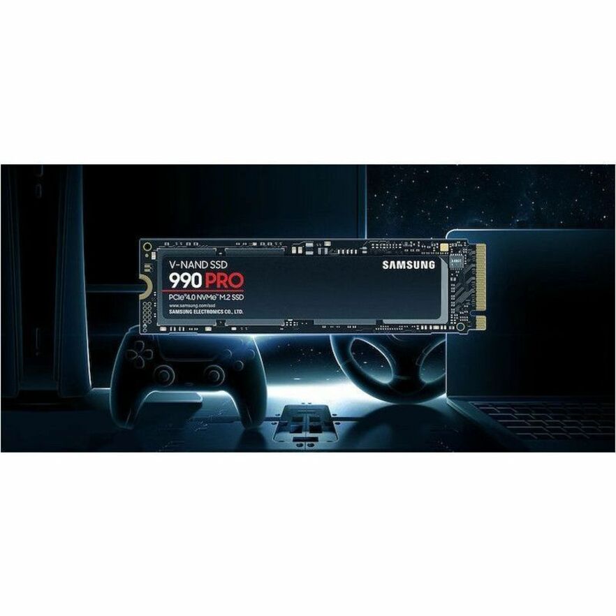 Samsung MZ-V9P4T0B/AM 990 PRO PCIe 4.0 NVMe SSD 4TB High-Speed Speicherlösung für Gaming-Konsolen 