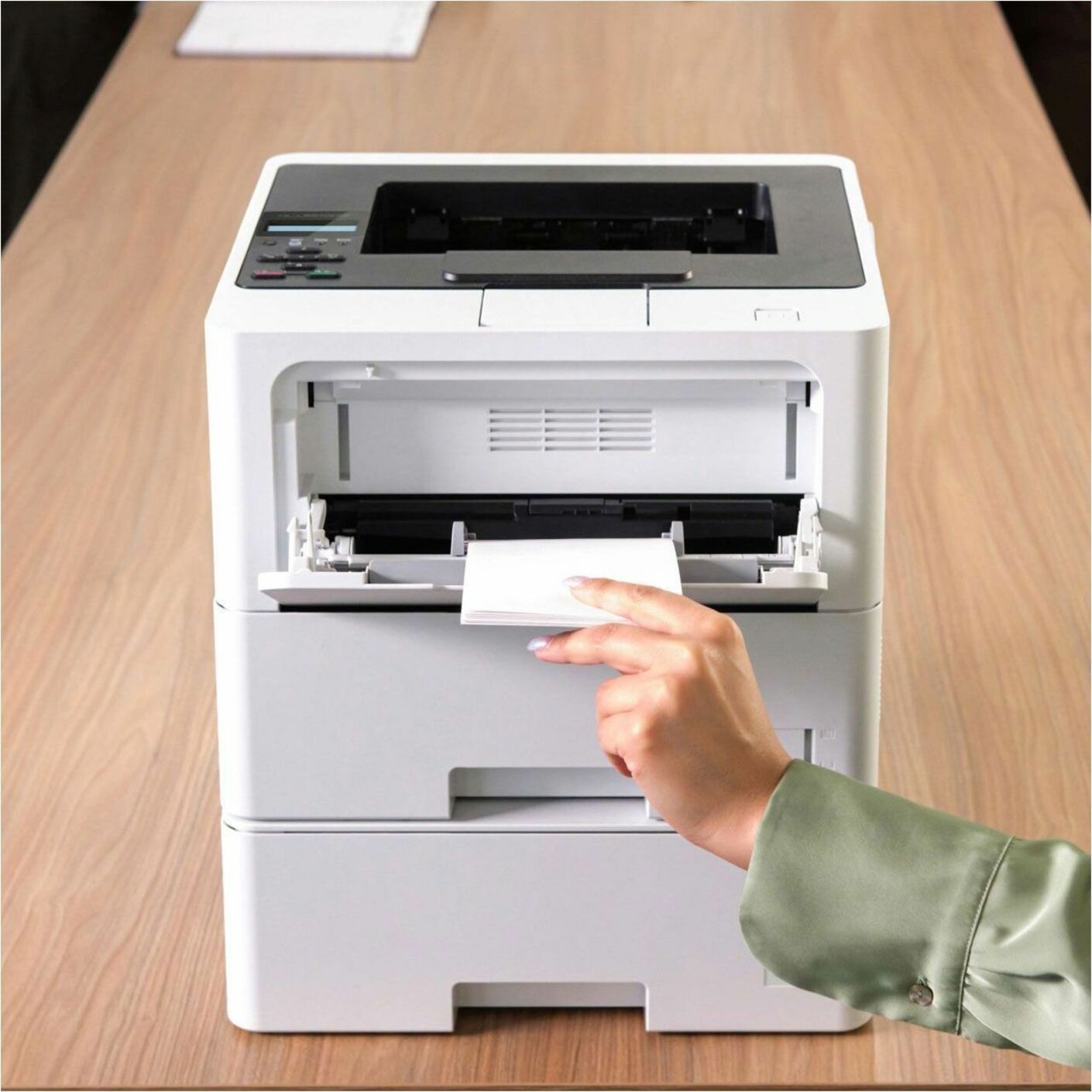 Brother HLL6210DWT HL-L6210DWT Business Monochrome Laser Printer, Dual Paper Trays, Wireless Networking, Duplex Printing