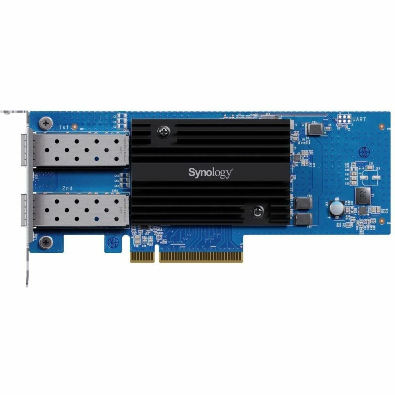 Synology E25G30-F2 Dual-port 25GbE SFP28 add-in card for Synology systems, 25Gigabit Ethernet Card