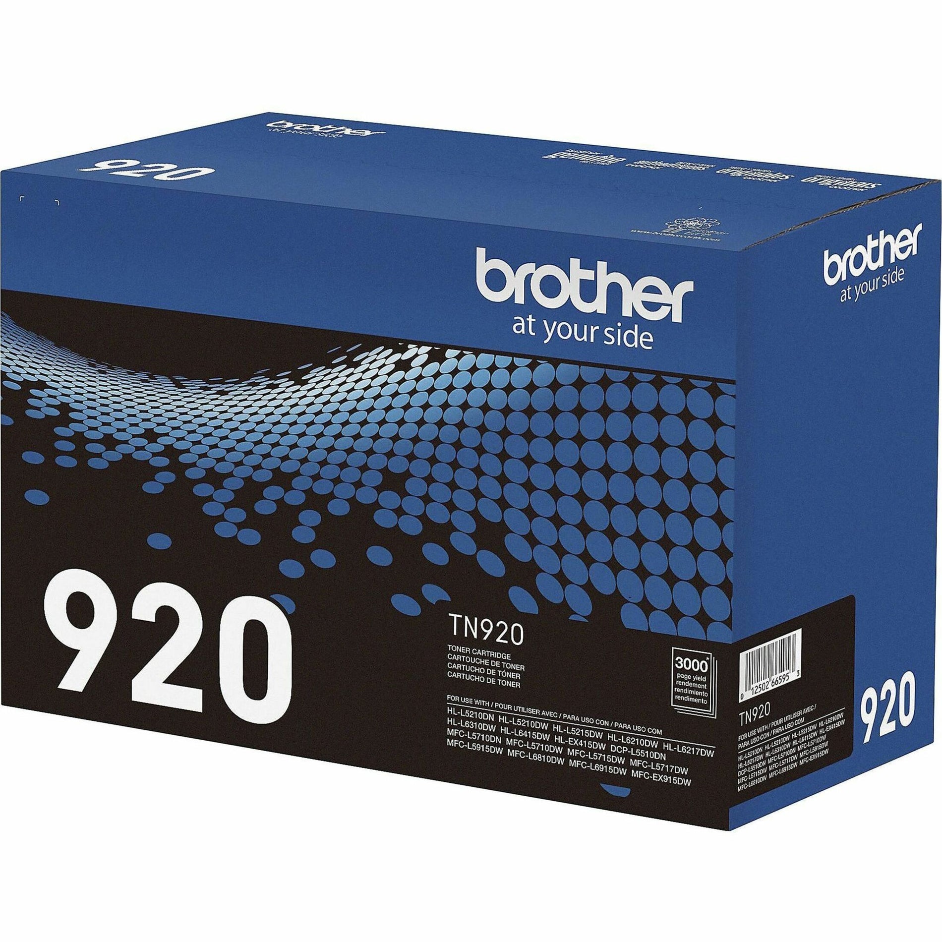 Brother TN920 Standard Yield Toner Cartridge, Black, 3000 Pages