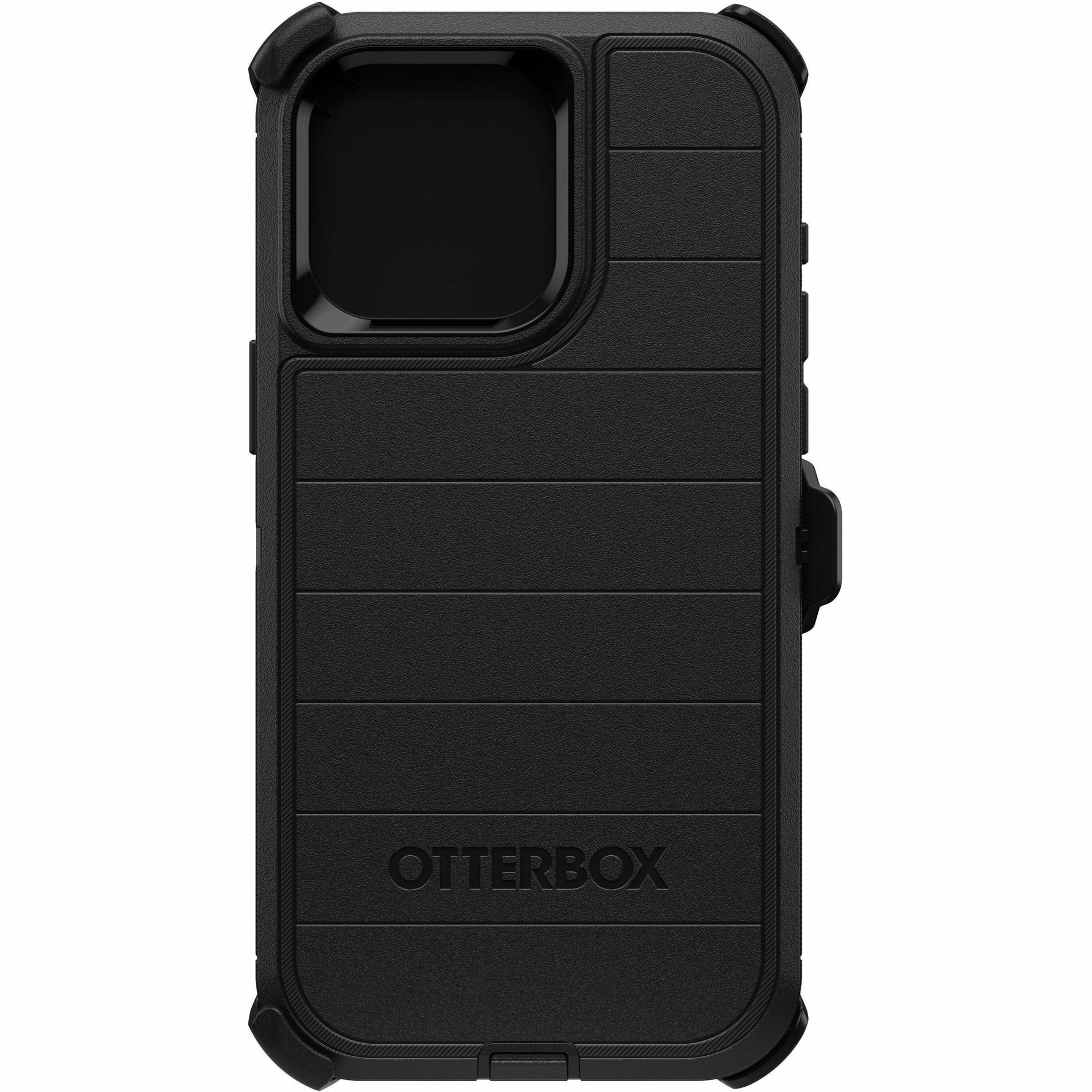 OtterBox 77-92714 iPhone 15 Pro Max Case Defender Series Pro, Rugged Black Carrying Case