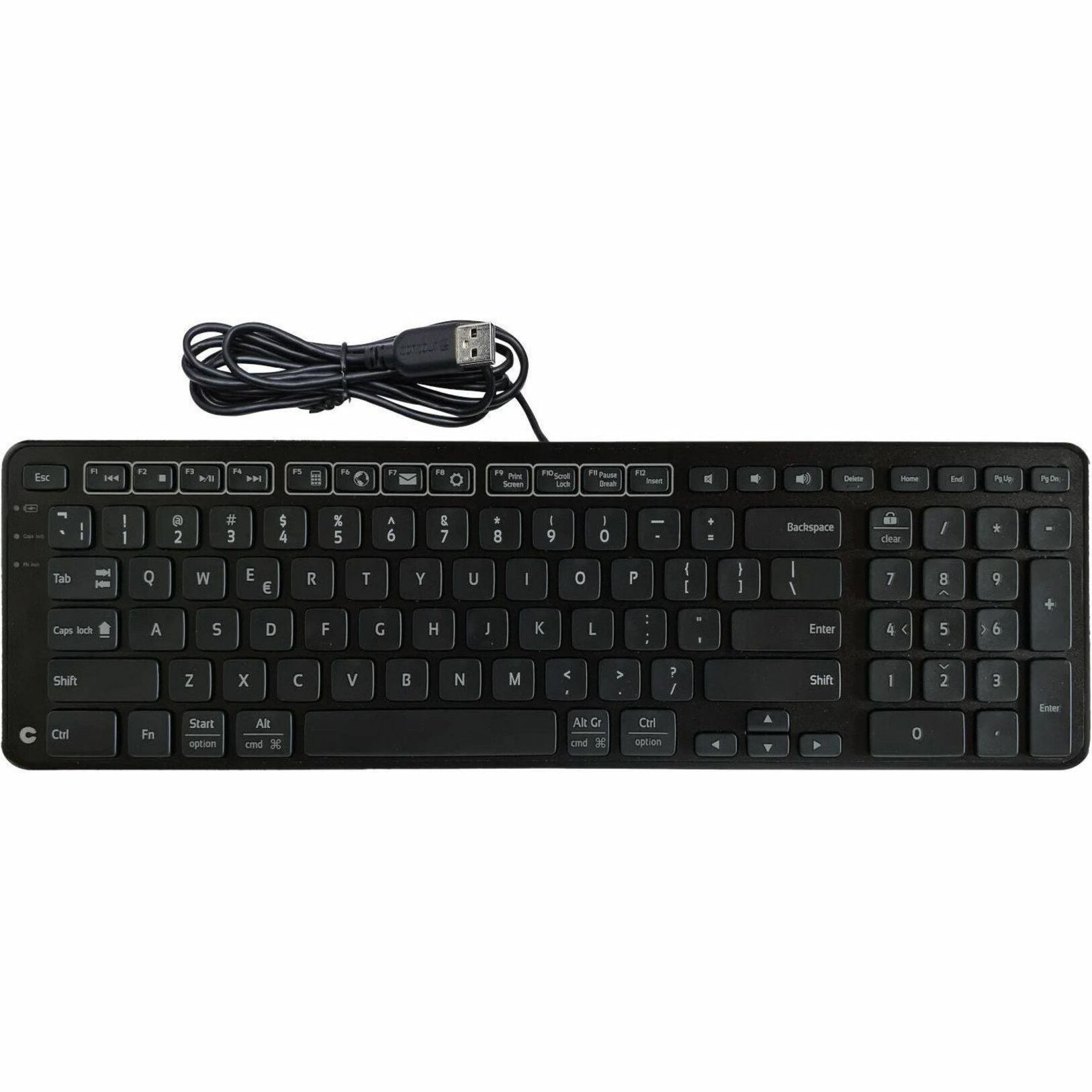 Contour 102104 Balance Keyboard, Wireless Ergonomic Full-size Compact Plug & Play