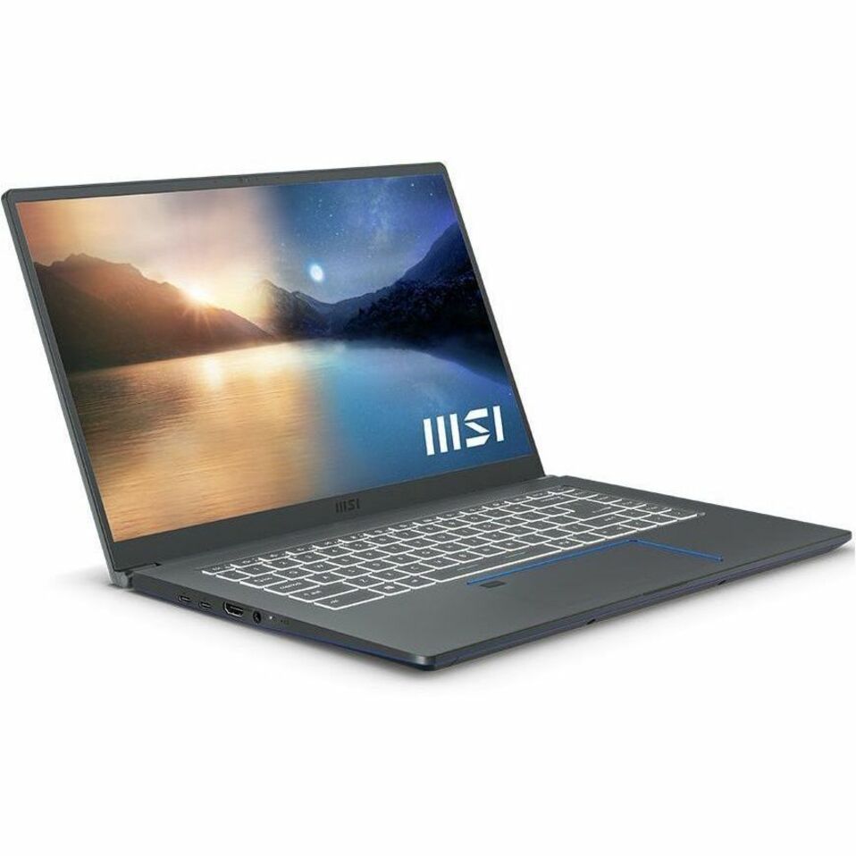 MSI PRESTIGE15A205 Prestige 15 A11SC-205 Notebook, 15.6" FHD, Intel Core i7, 16GB RAM, 512GB SSD, GTX 1650 MAX-Q, Win11