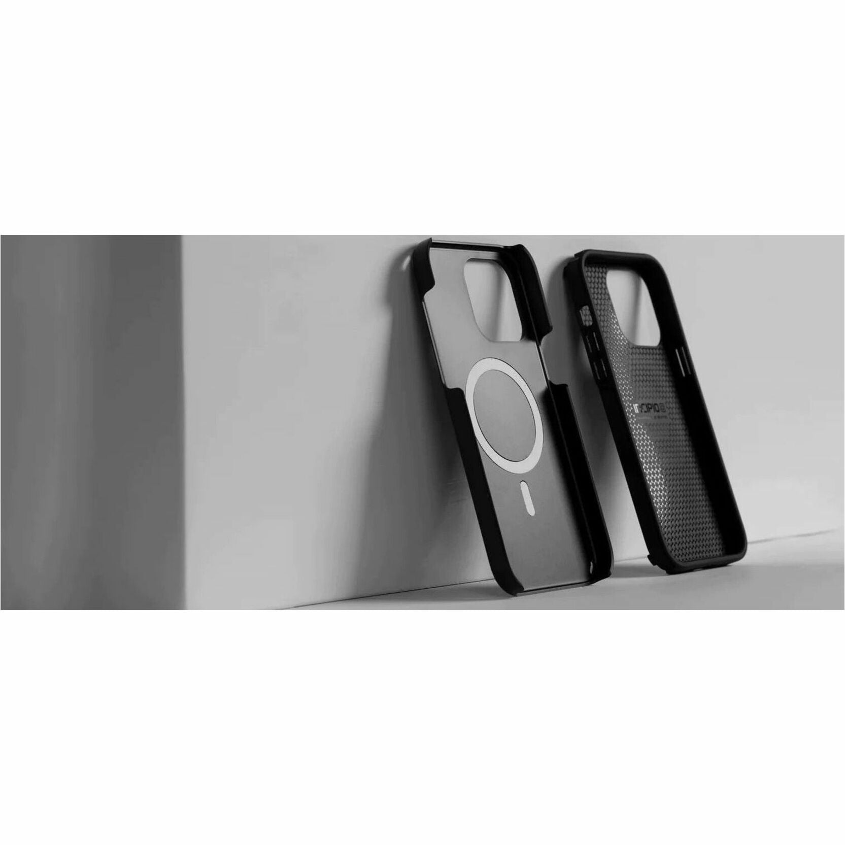 Incipio IPH-2118-BLK Duo for MagSafe for iPhone 15, Drop Resistant Case with Soft-Touch Texture, Black