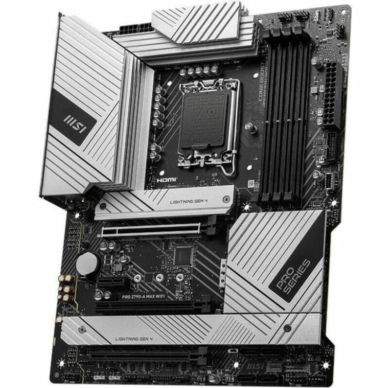MSI PROZ790AMAXWIFI PRO Z790-A MAX WIFI Gaming Desktop Motherboard, DDR5 Memory Support, WIFI7